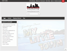 Tablet Screenshot of mylittletown.com